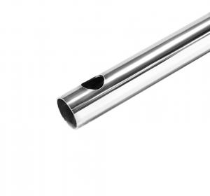 труба нерж электросварная ЭСВ перфорированная AISI 304, 25х1, зерк под трубу 12мм, Импорт, L=6000 арт.1279696