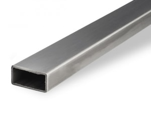 трубы нержавеющие электросварные ЭСВ прямоугольные 40x20x1 шлиф имп ASTM A554